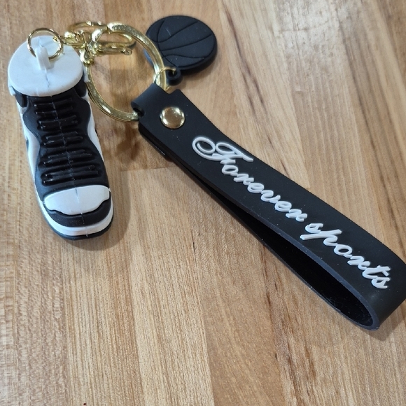 Nike Black and White Keychain / Bag Pendant - Picture 3 of 5